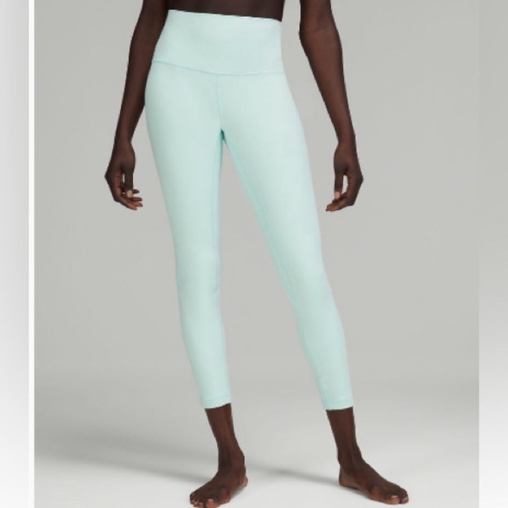 Lululemon Align HR Pant 25" in Soft delicate Mint